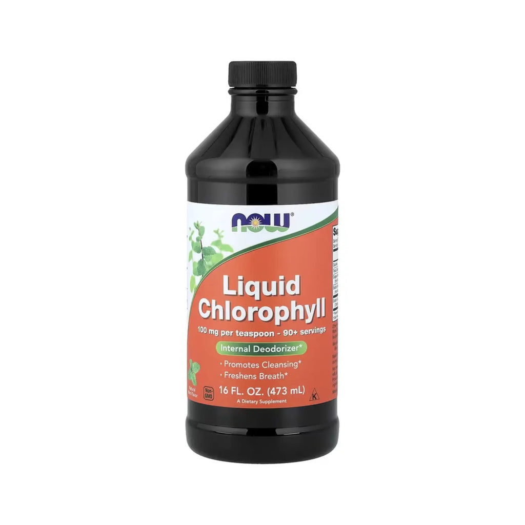 NOW FOODS CLOROFILA LIQUIDA SABOR NATURAL A MENTA 473ML SFN