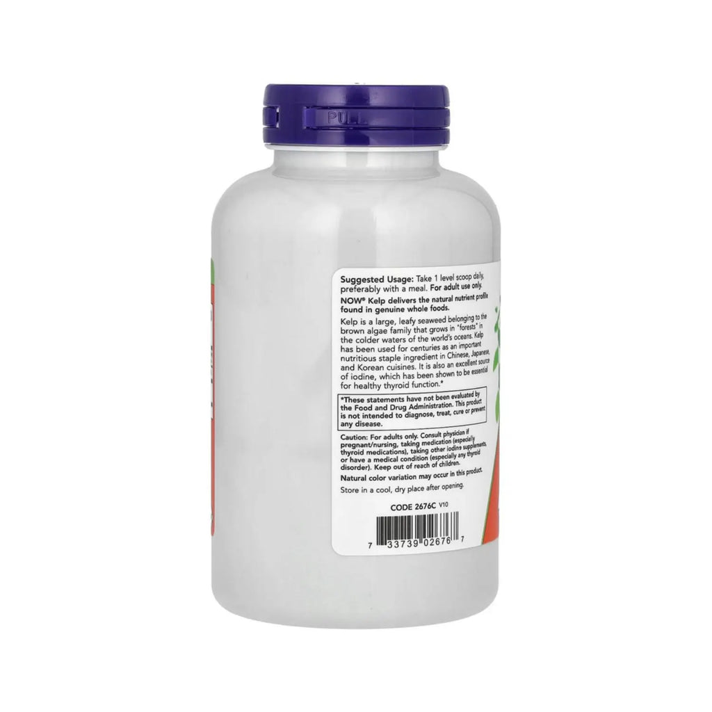 NOW FOODS KELP ORGÁNICO POLVO PURO 8 OZ (227 G) SFN