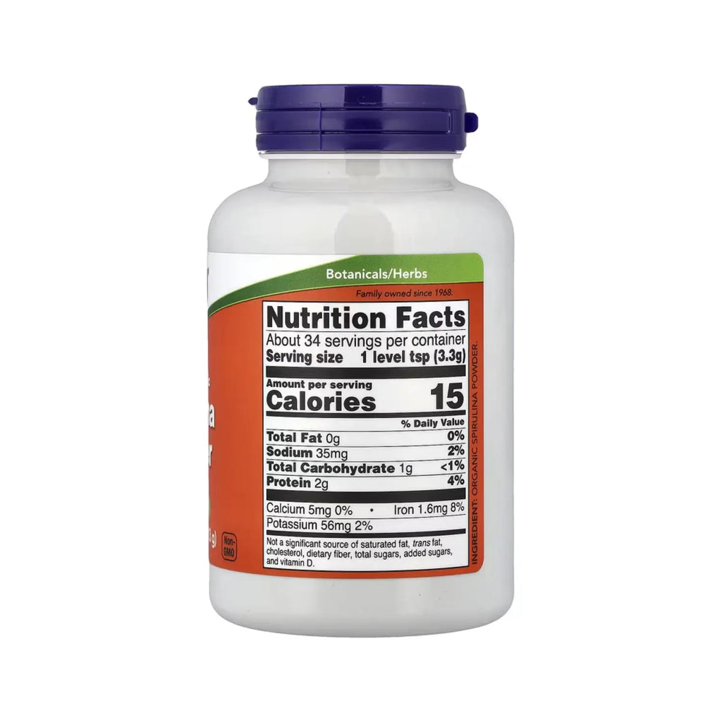 NOW FOODS ESPIRULINA 113G SFN