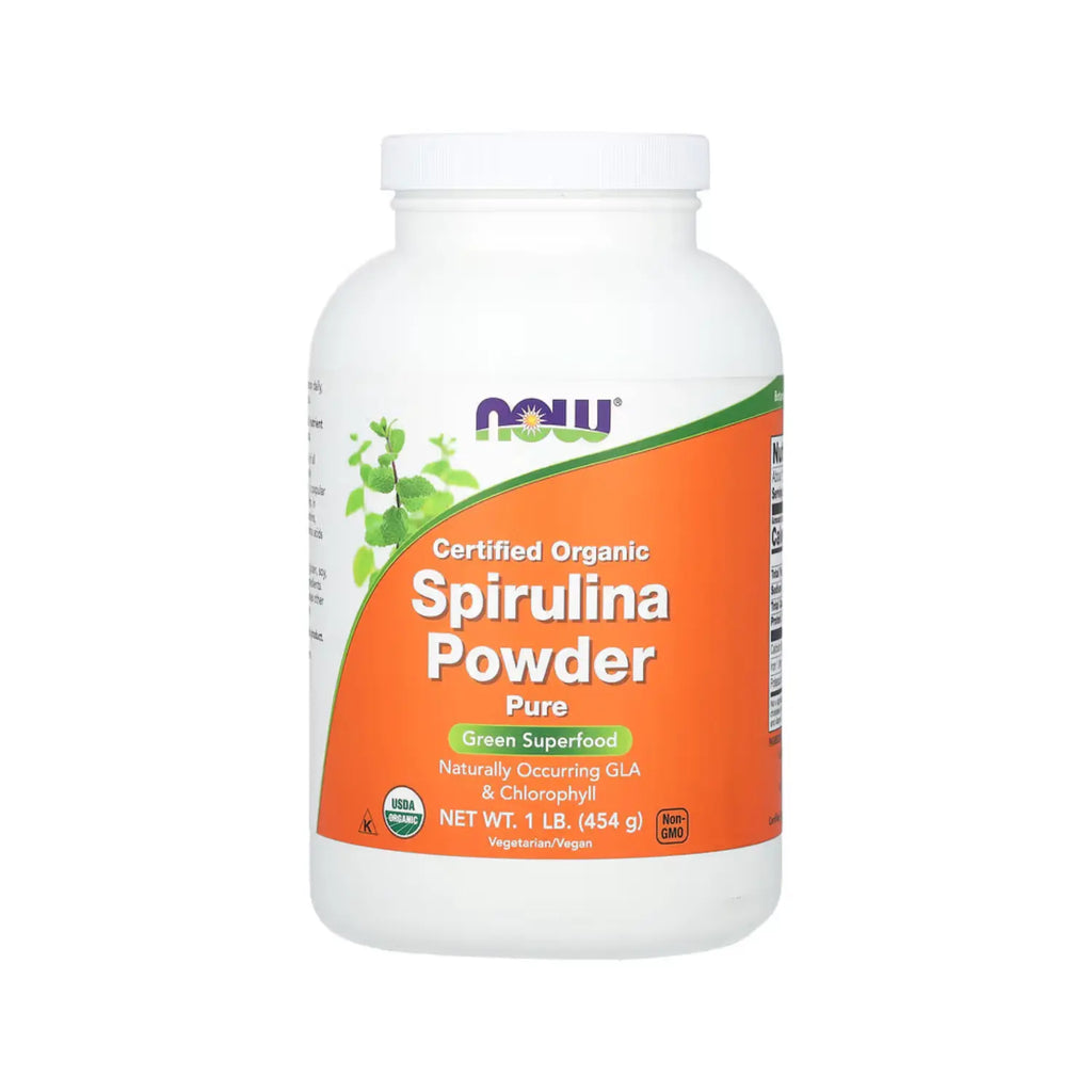 NOW FOODS ESPIRULINA ORGÁNICA 454G SFN