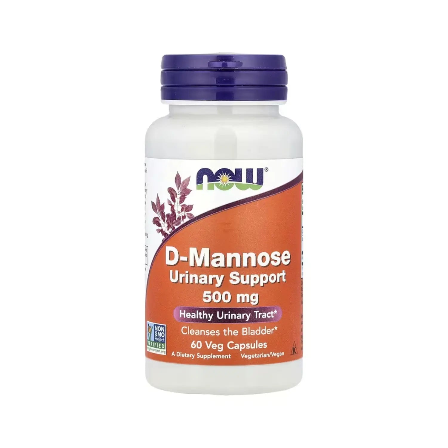 NOW FOODS D- MANNOSE URINARY SUPPORT 500MG 60 VCAPS