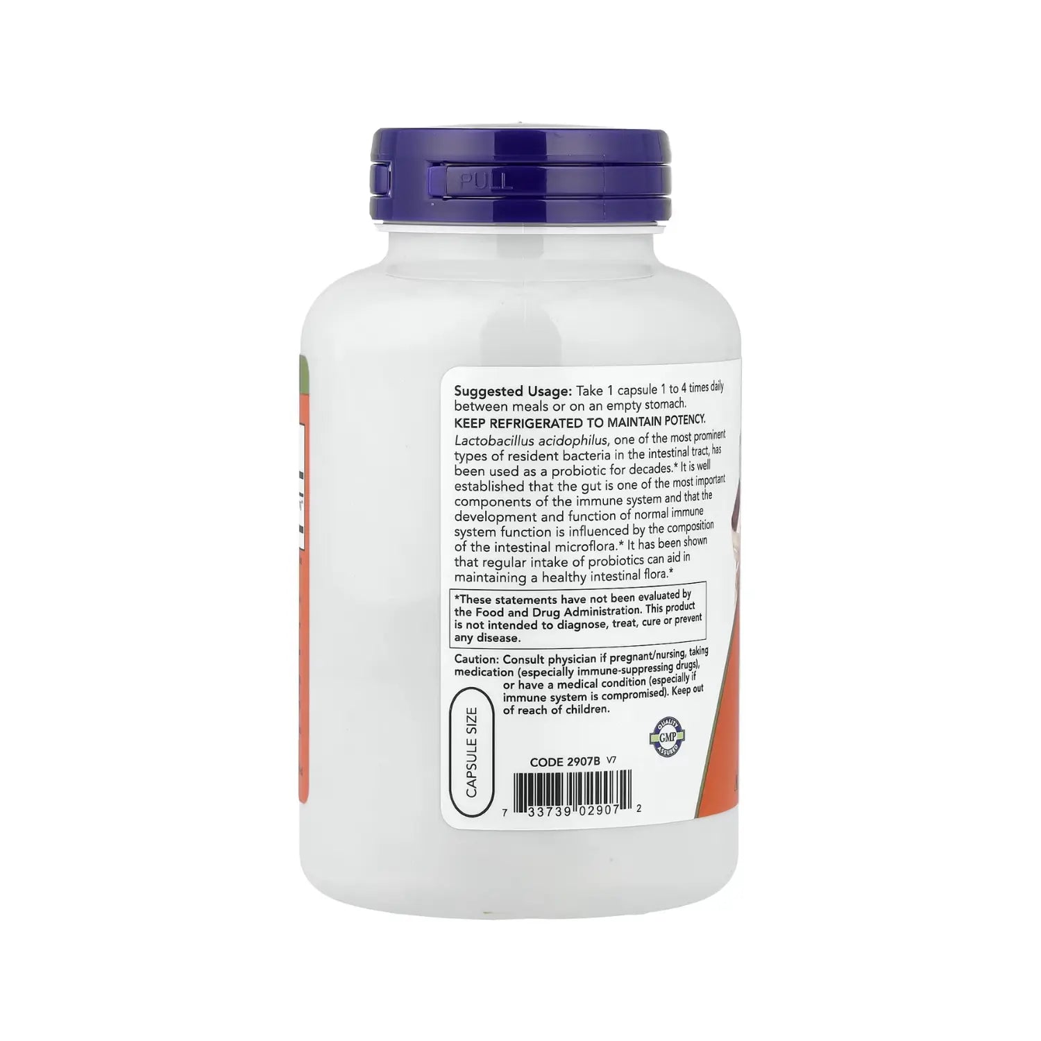 NOW FOODS ACIDOPHILUS 2000 2 BILLONES 250VCAPS SFN