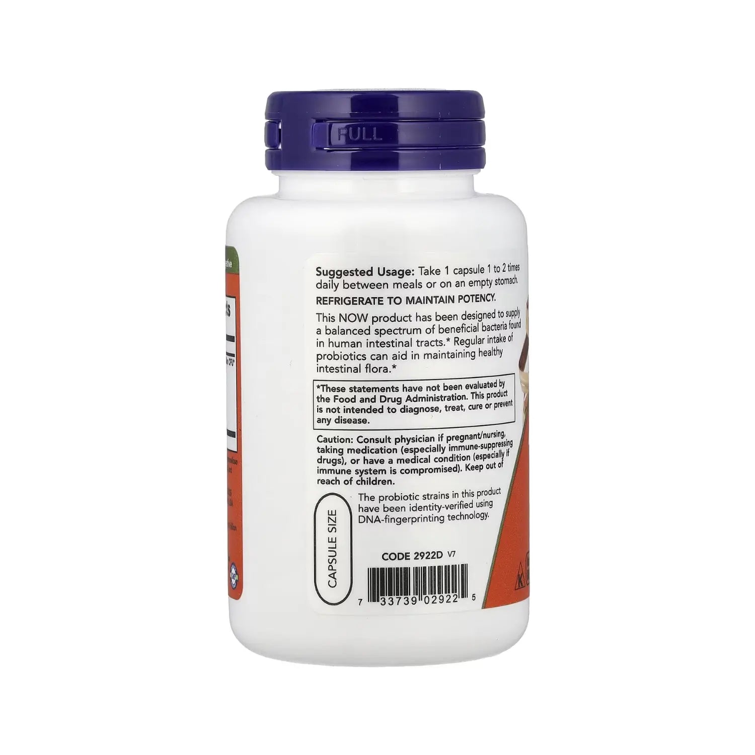 NOW FOODS 4X6 ACIDOPHILUS SALUD INTESTINAL 120VCAPS SFN