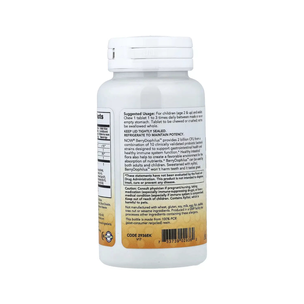 NOW FOODS PROBIÓTICOS 10 2 BILLION BERRY DOPHILUS 60CAPS SFN