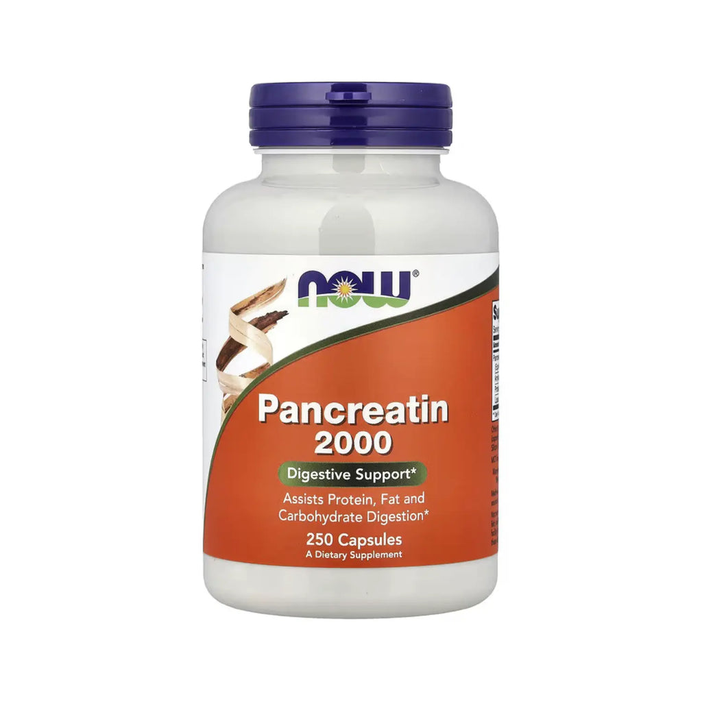NOW FOODS PANCREATINA 10X 200MG 250CAPS SFN