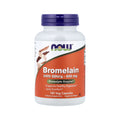 NOW FOODS, BROMELINA, 500 MG, 120 CÁPSULAS VEGETALES SFN
