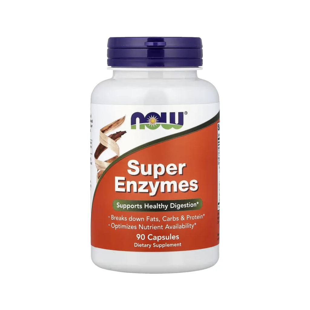 NOW FOODS SÚPER ENZIMAS 90 CAPS PROBIÓTICO DIGESTIVO SFN