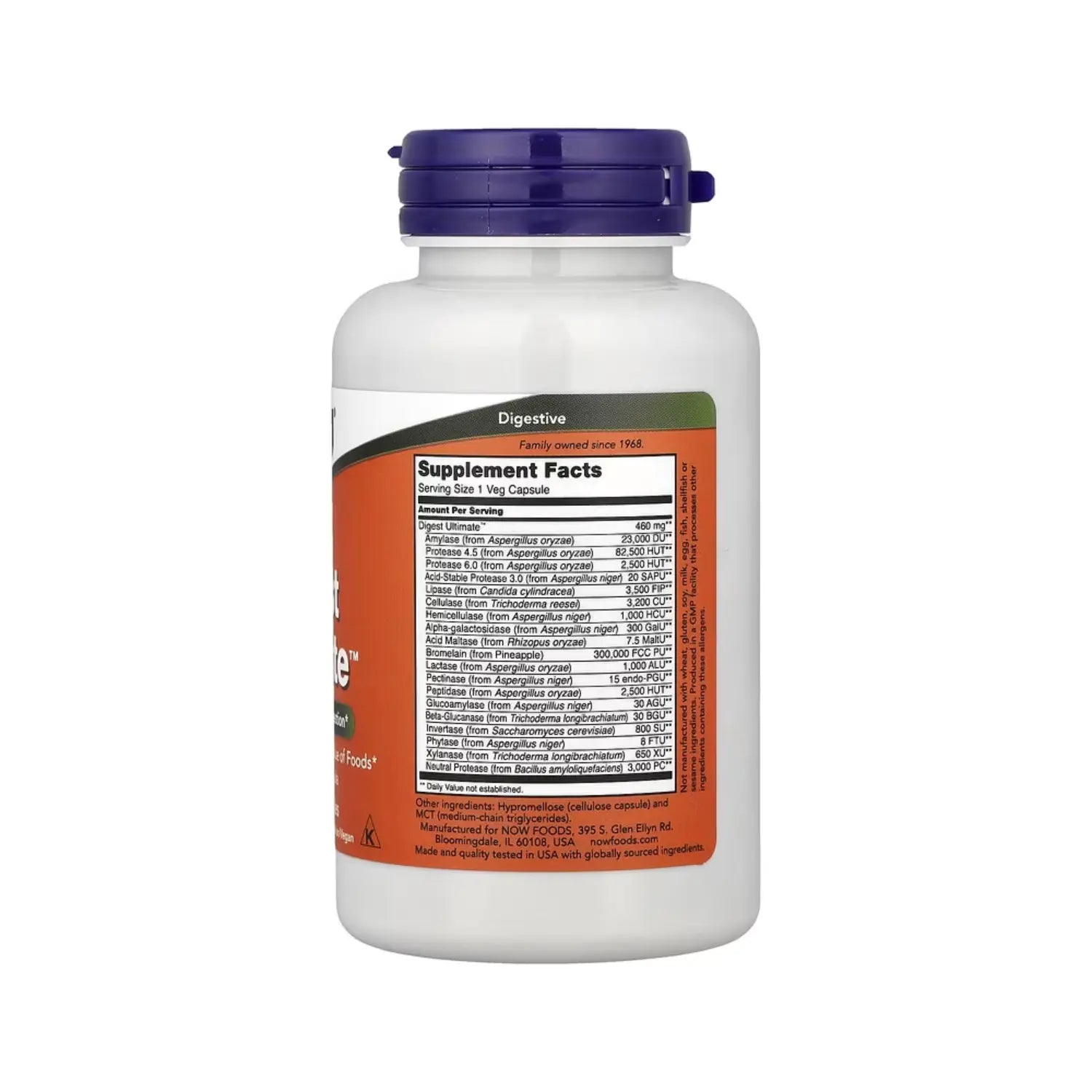 NOW FOODS DIGEST ULTIMATE SALUD DIGESTIVA 120VCAPS SFN