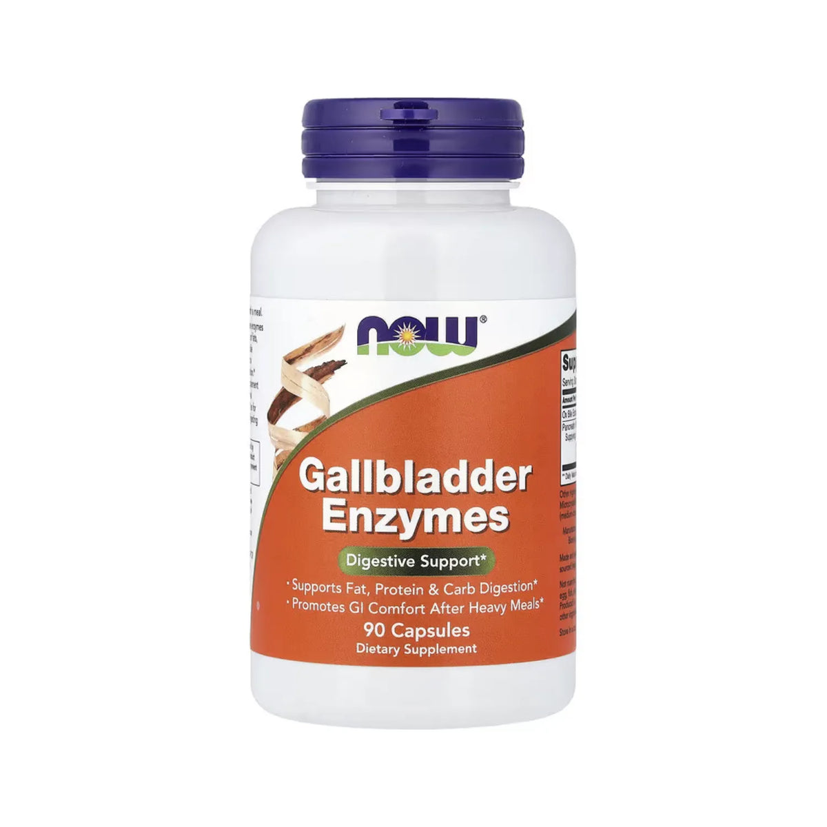 Now Foods Enzimas Para La Vesícula Biliar 90 Cápsulas