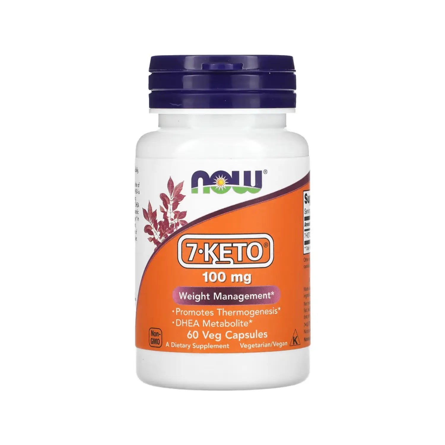 NOW FOODS 7-KETO 100MG CONTROL DE PESO 60VCAPS SFN