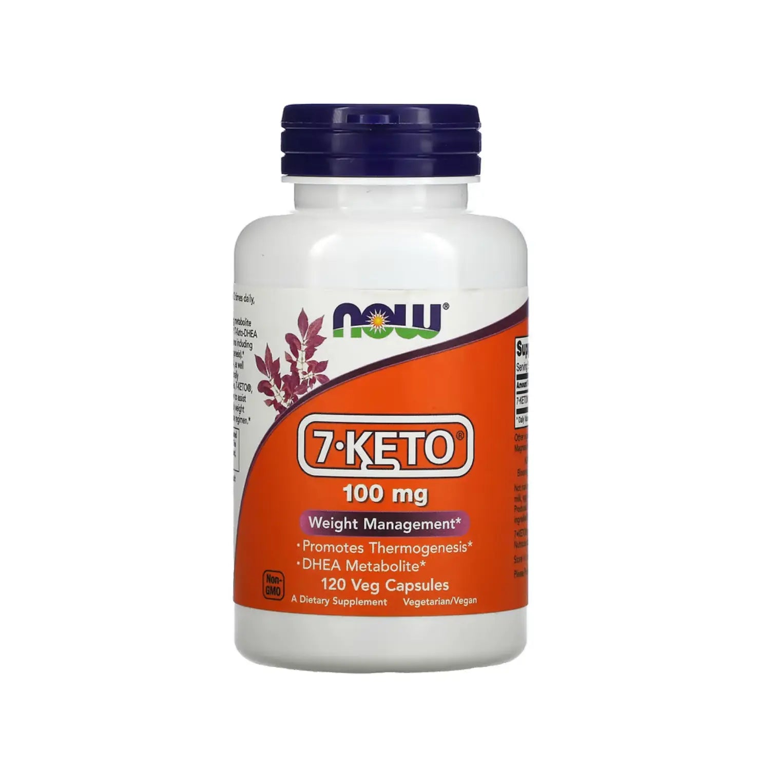NOW FOODS 7-KETO 100MG CONTROL DE PESO 120VCAPS SFN
