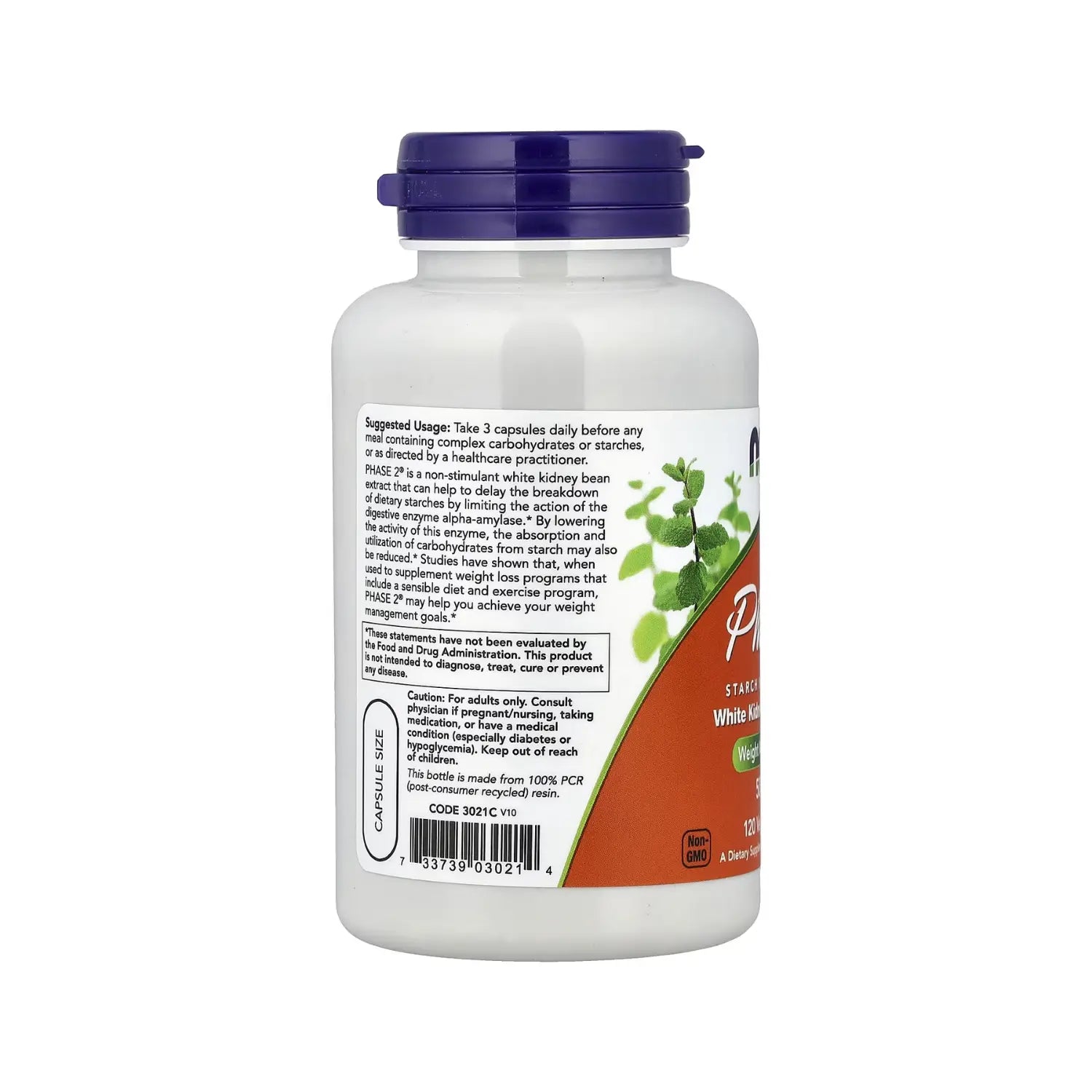 NOW FOODS PHASE 2 NEUTRALIZADOR ALMIDON 500MG 120VCAPS SFN