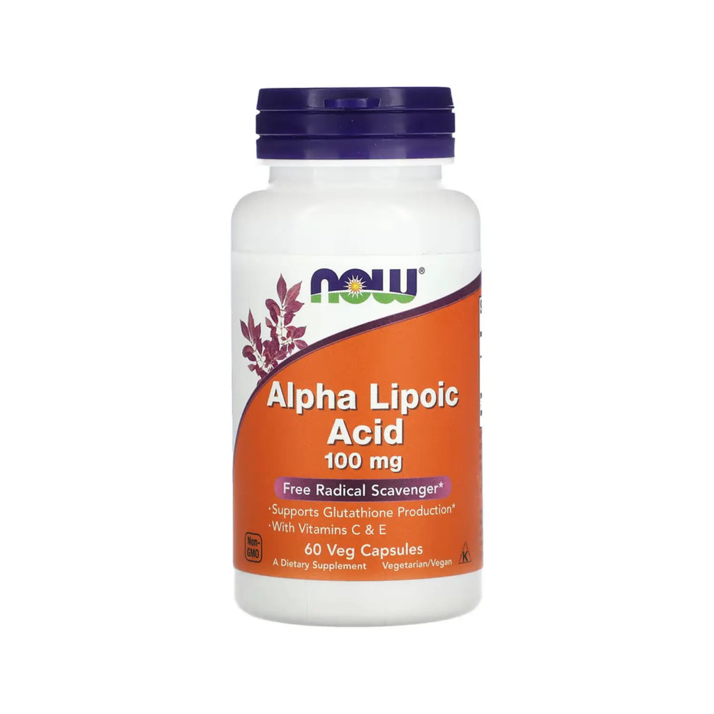 ÁCIDO ALFA LIPOICO 100MG 60CAPS NOW FOODS SFN