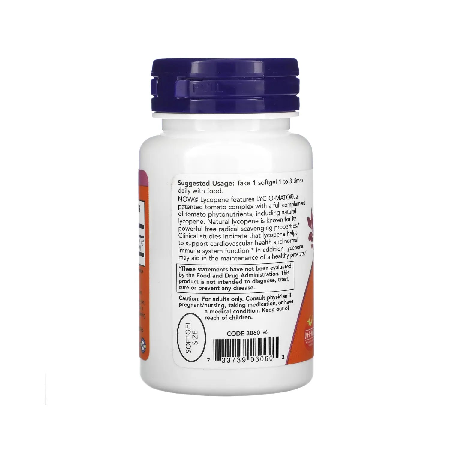 NOW FOODS LYCOPENE 10 mg 60 SGELS
