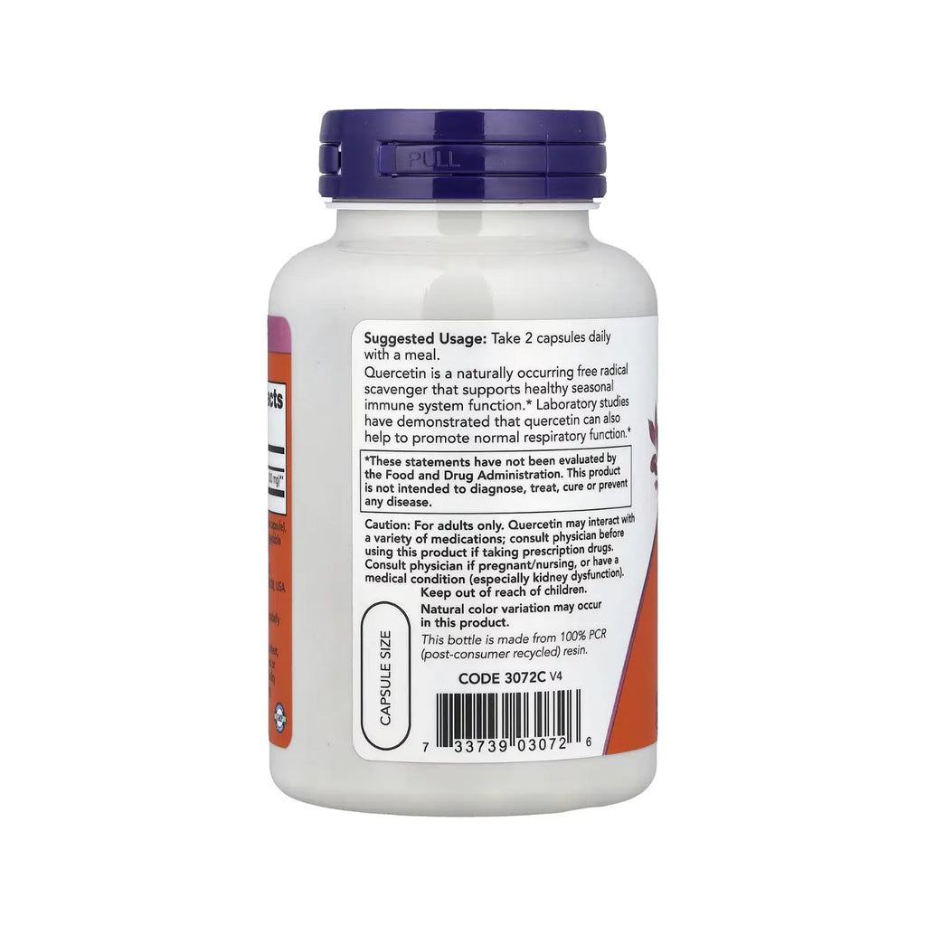 NOW FOODS QUERCETIN 500MG 100 VCAPS