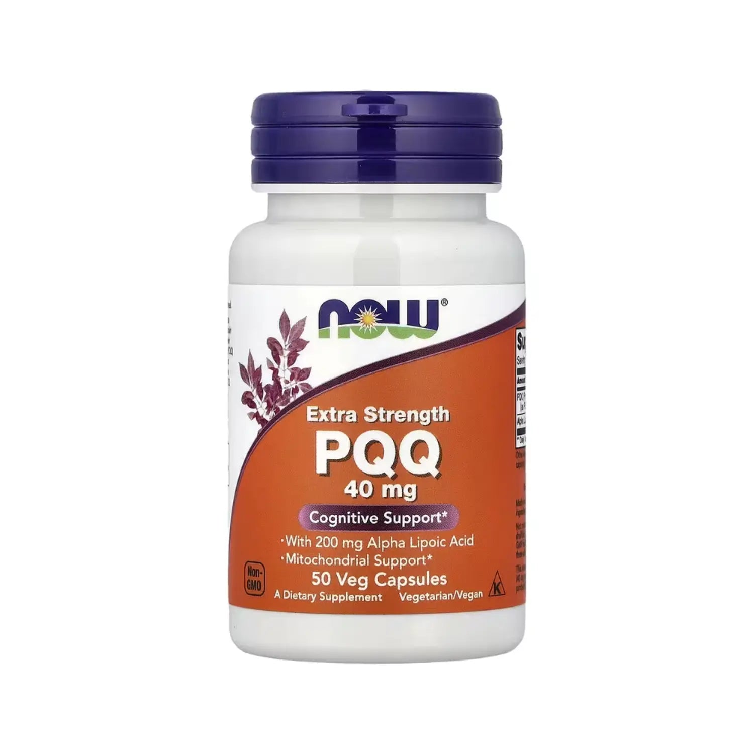 NOW FOODS PQQ DE CONCENTRACION EXTRA 40MG 50VCAPS SFN