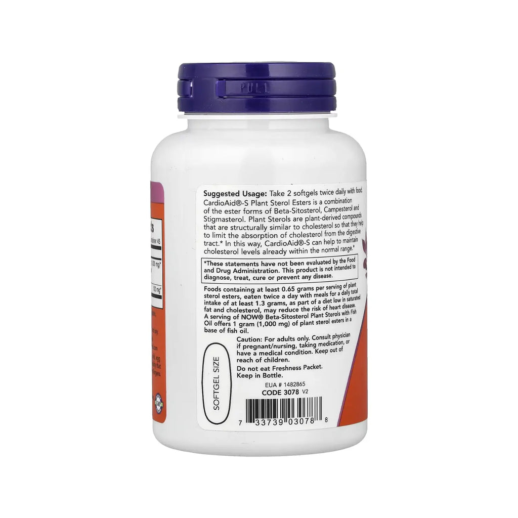 NOW FOODS BETA-SITOSTEROL ESTEROLES VEG. 90VCAPS SFN