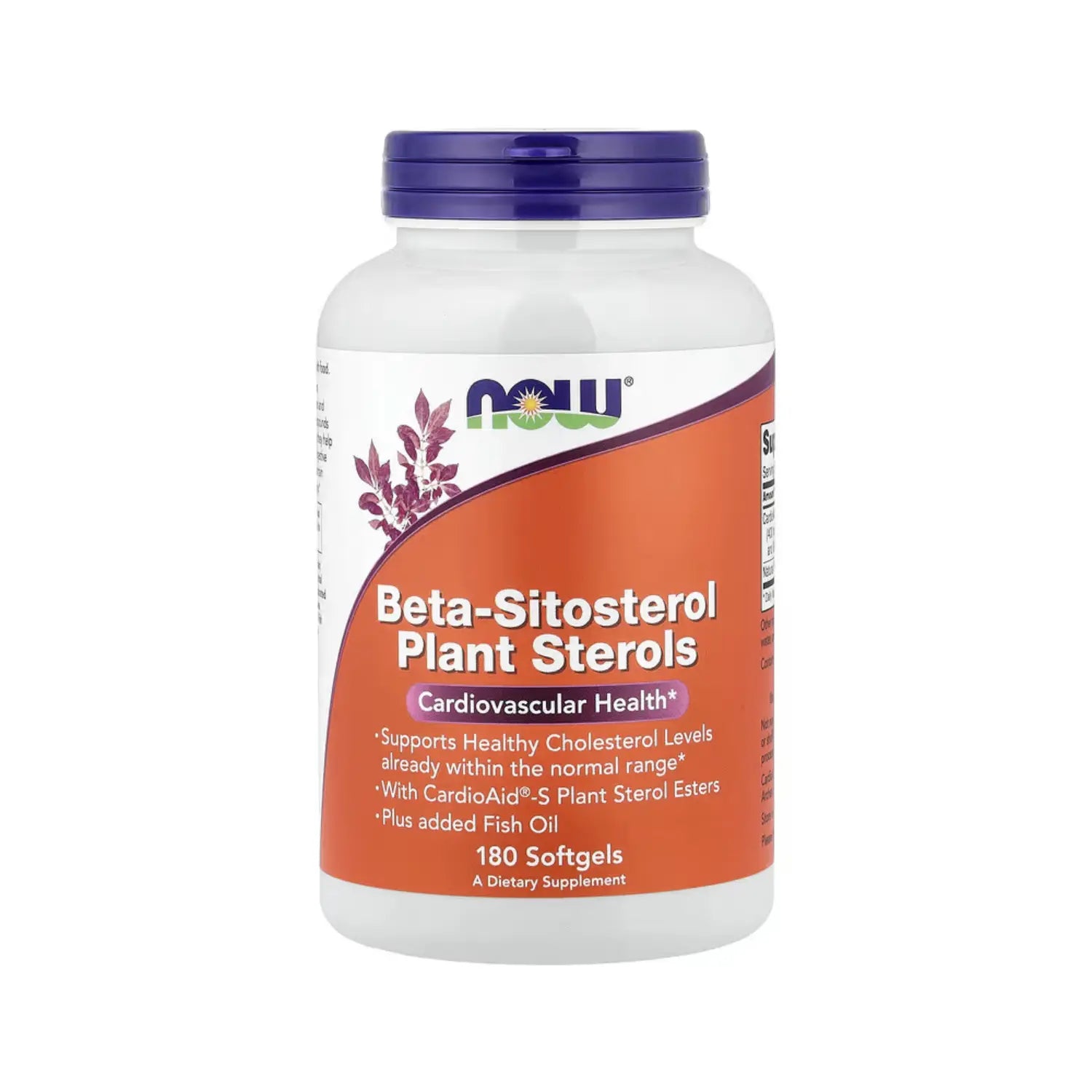 NOW FOODS BETA-SITOSTEROL ESTEROLES VEG. 180VCAPS SFN