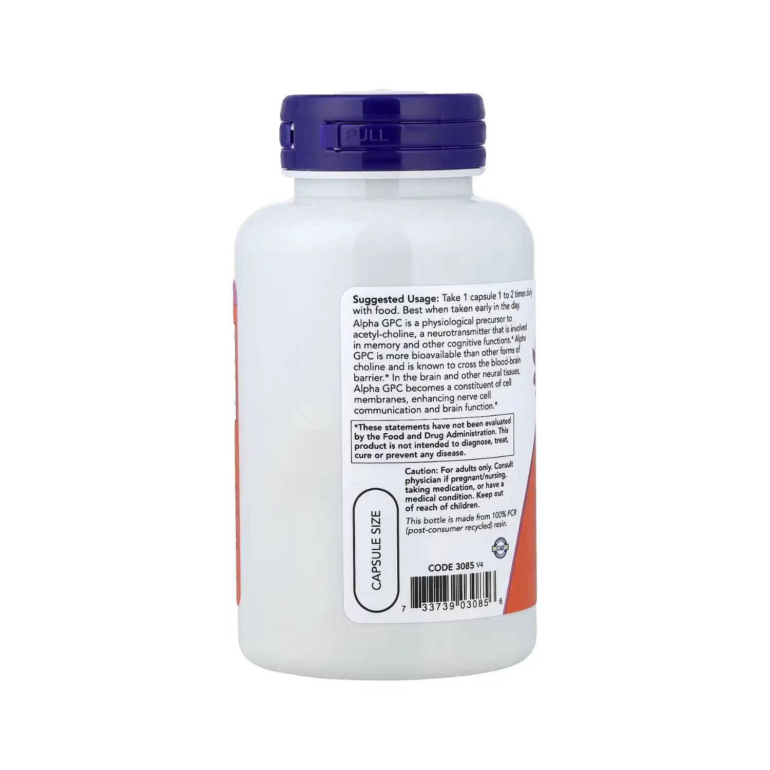 NOW FOODS ALPHA GPC 300MG 60 VCAPS