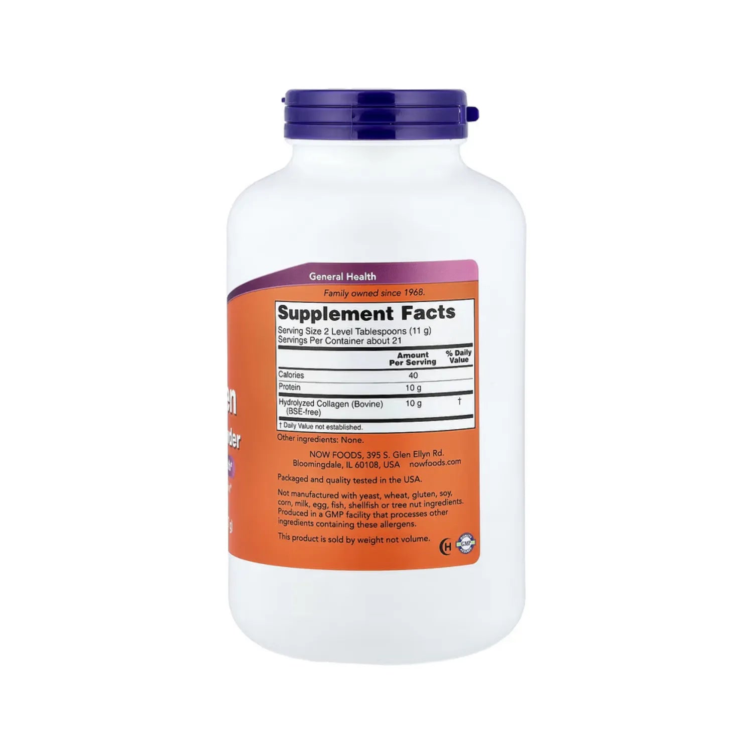 NOW FOODS PÉPTIDOS DE COLÁGENO PIEL SALUDABLE 8OZ SFN