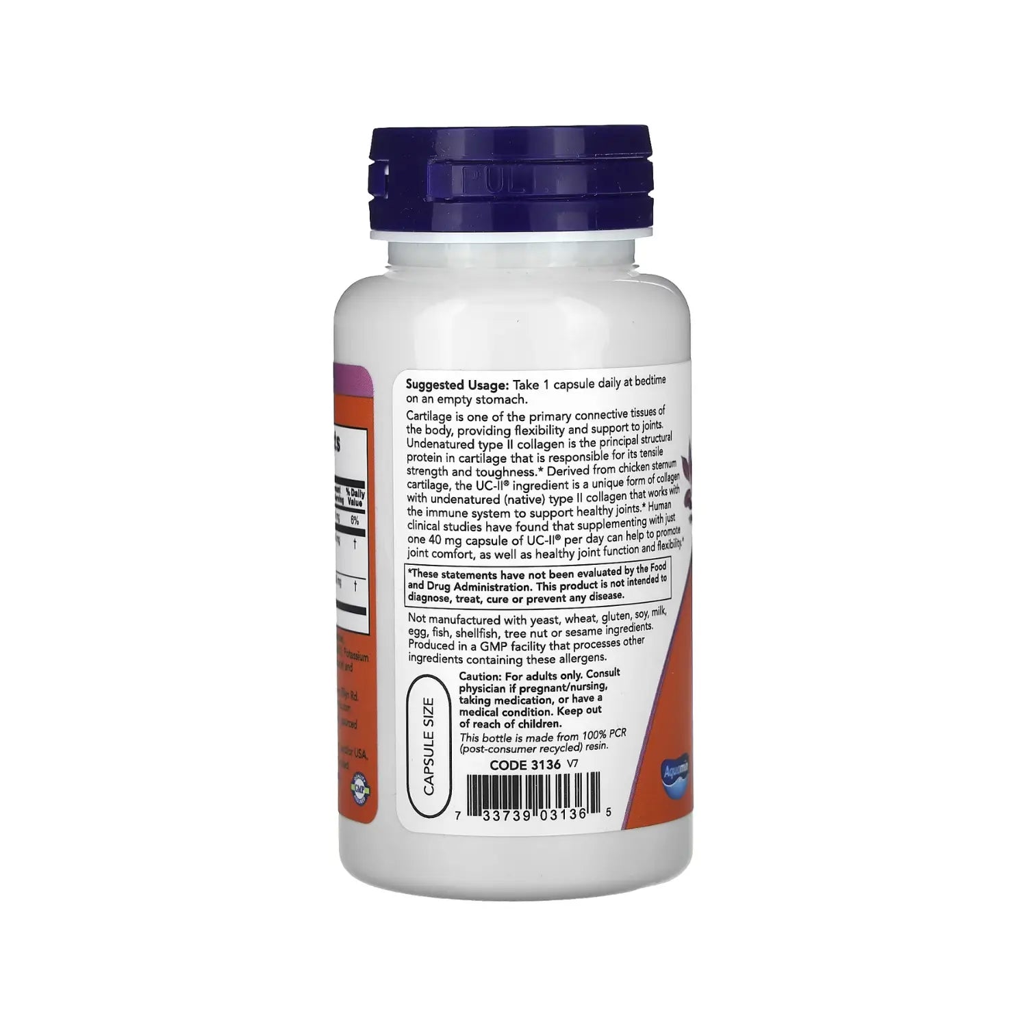 UC-II TIPO II COLAGENO 40MG 120 CAPS SFN