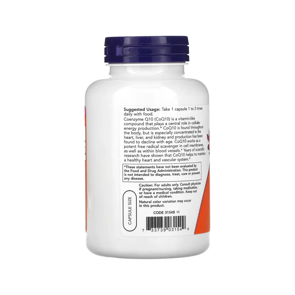 NOW FOODS COQ10 SALUD CARDIOVASCULAR 60MG 180VCAPS SFN