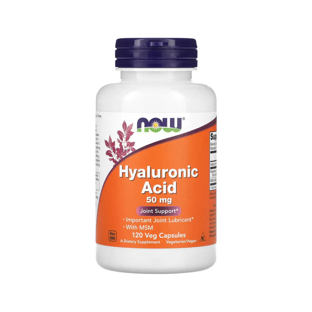 NOW FOODS ACIDO HIALURONICO 50MG+MSM 120VEGCAPS SFN
