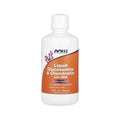 NOW FOODS GLUCOSAMINA Y CONDROITINA LIQUIDAS CON MSM 32oz SFN
