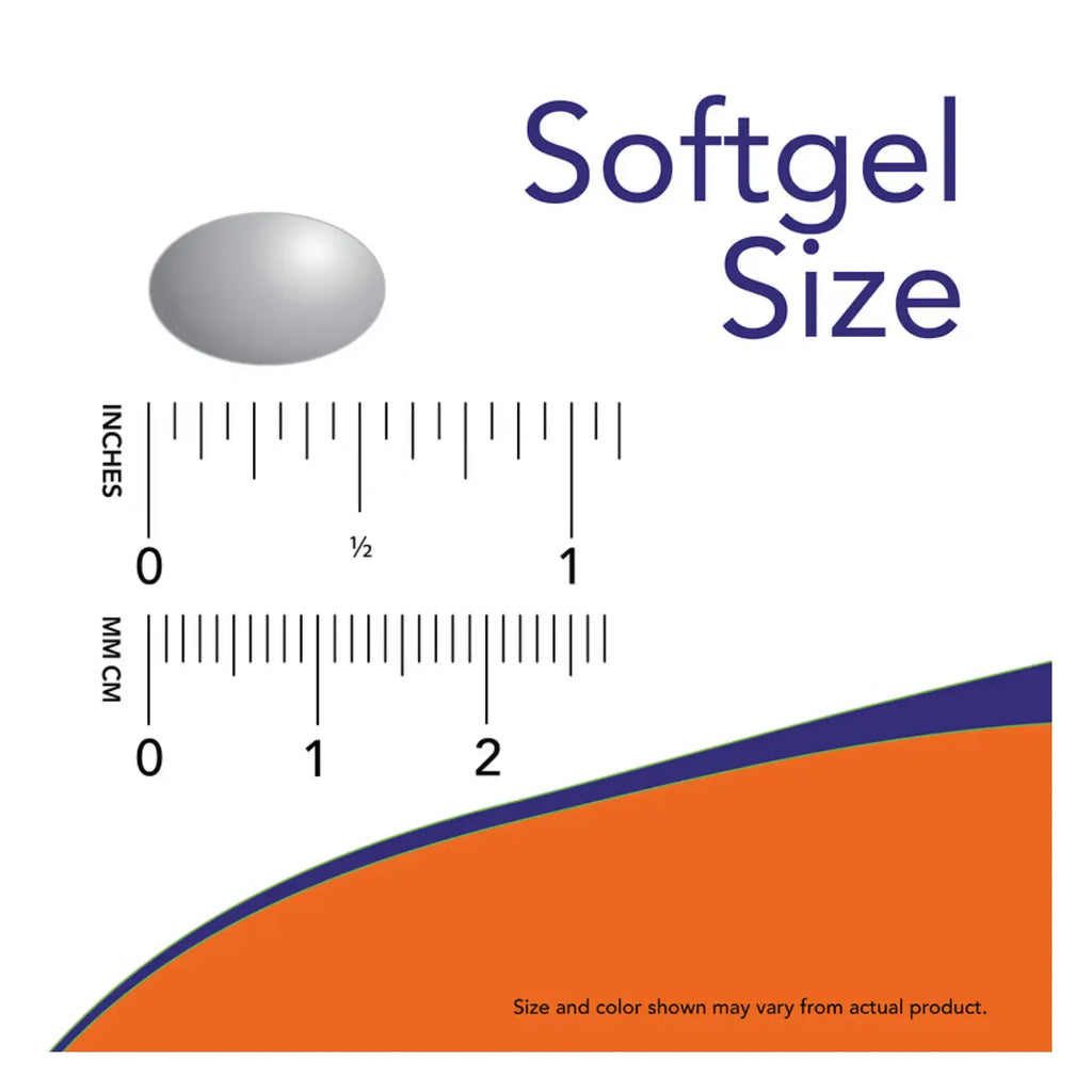 NOW FOODS CoQ10 50mg + VIT E 100 SGELS