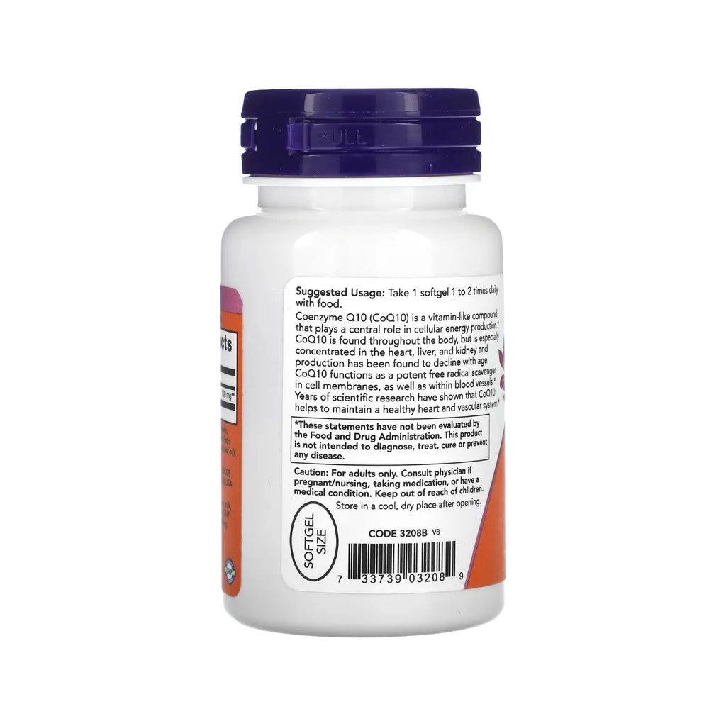 NOW FOODS COQ10 100MG 50CAPS SFN