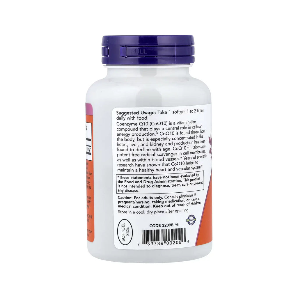 NOW FOODS COQ10 100MG SALUD CARDIOVASCULAR 150VCAPS