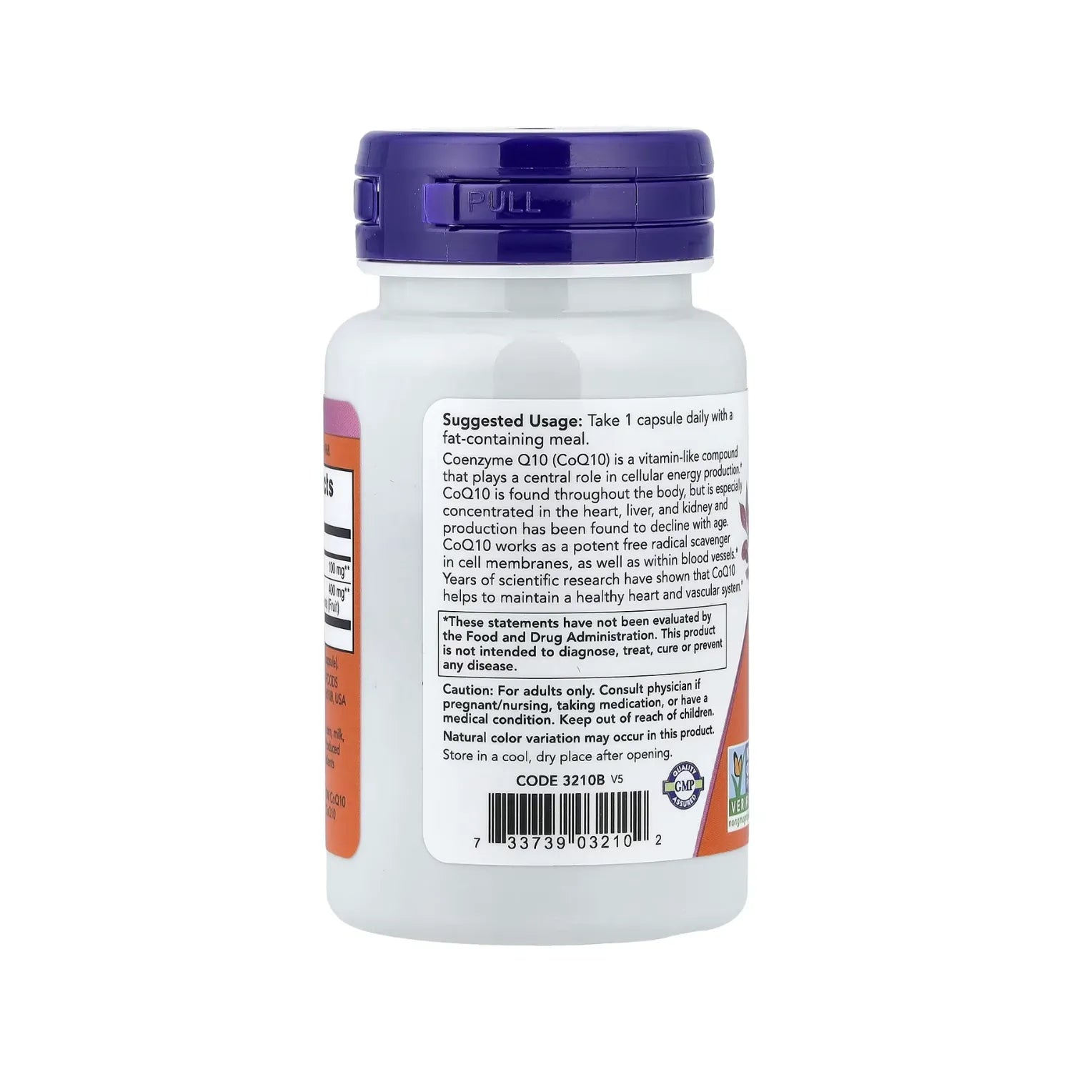 Now Foods CoQ10 Con Bayas De Espino, 30 Cápsulas Vegetales