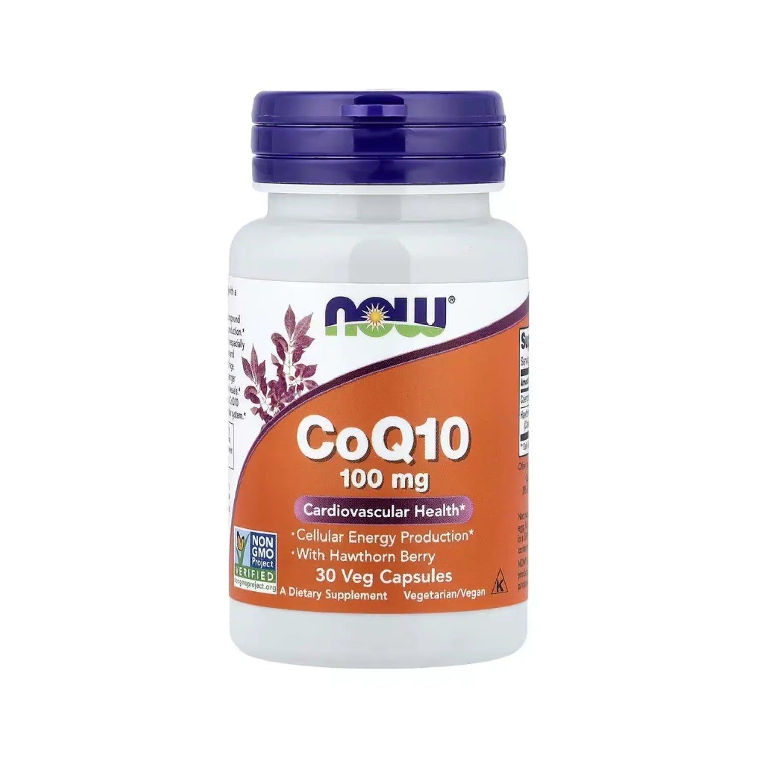 Now Foods CoQ10 Con Bayas De Espino, 30 Cápsulas Vegetales