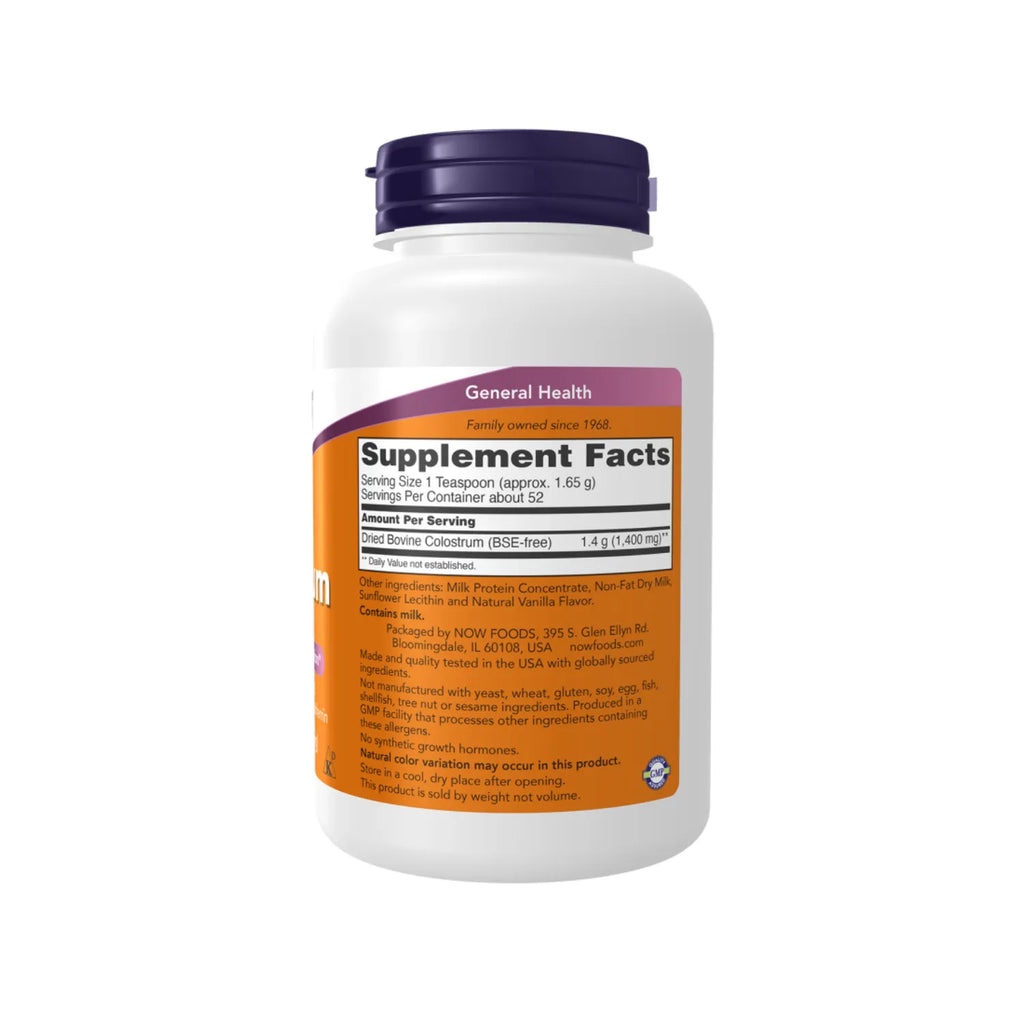 NOW FOODS COLOSTRUM POWDER PURE 3 OZ