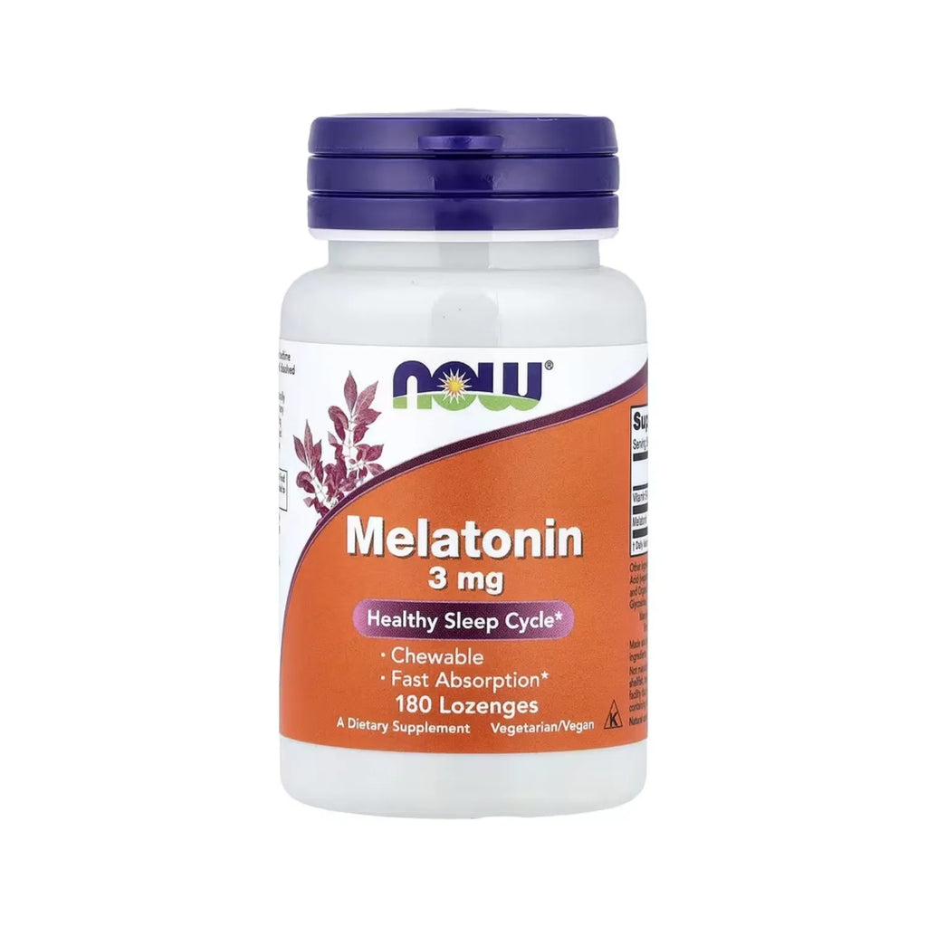 NOW FOODS MELATONIN 3mg 180 LOZ