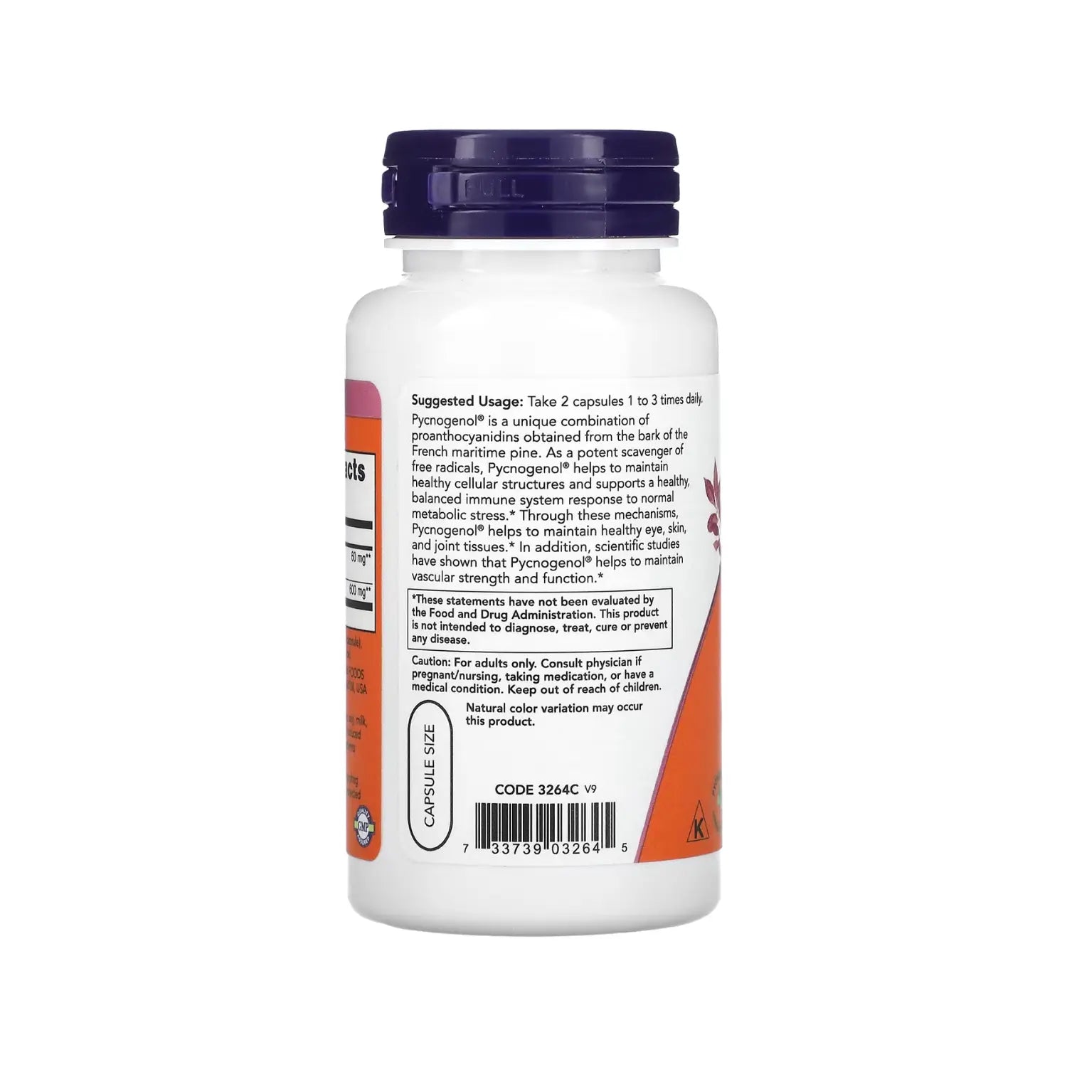 NOW FOODS PYCNOGENOL 30MG 60VCAPS SFN