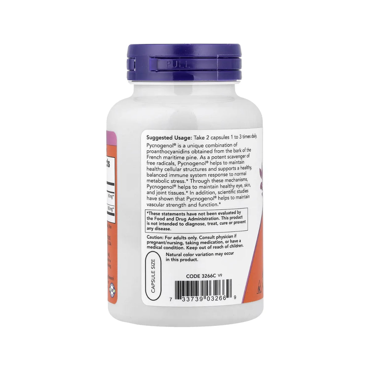 Now Foods, Pycnogenol® Con Bioflavonoides, 150 Cápsulas Vegetales
