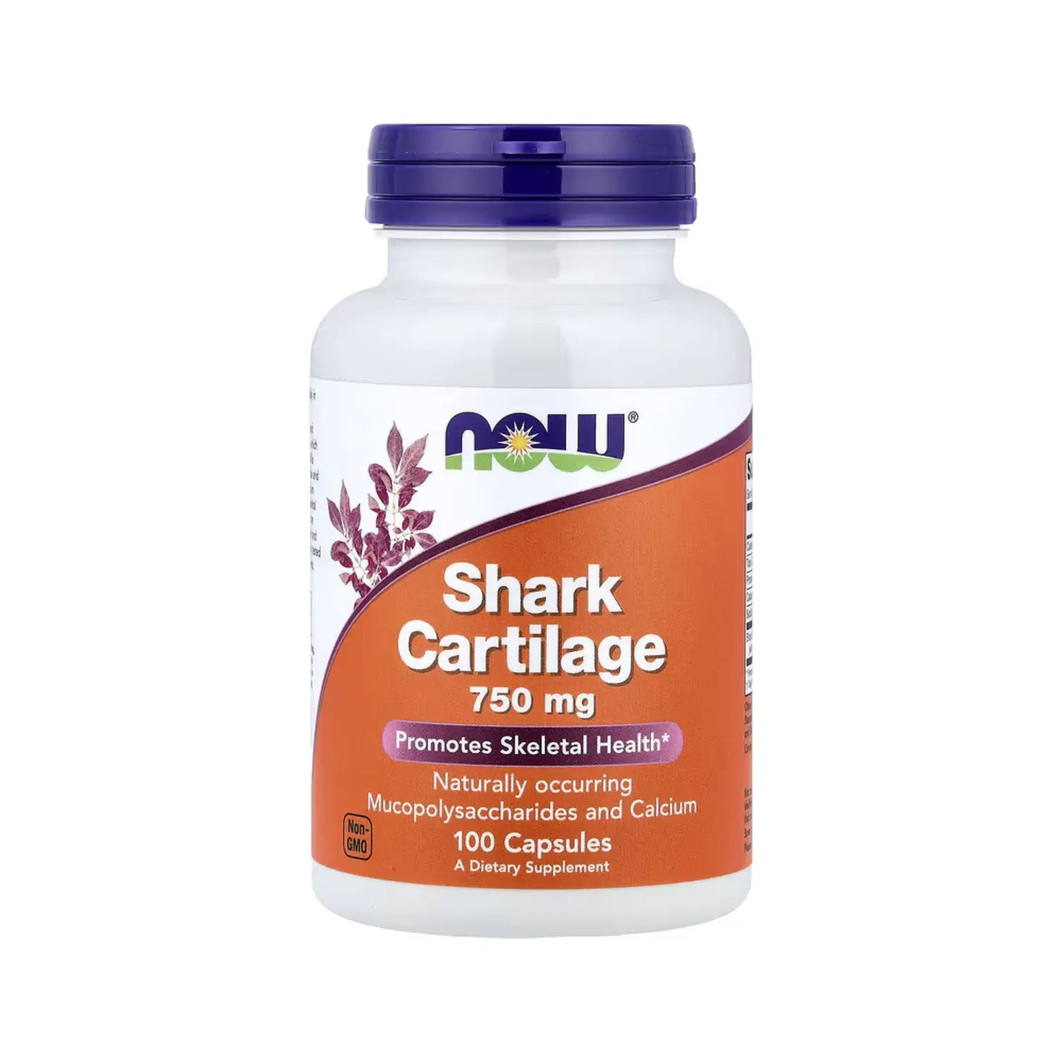 NOW FOODS CARTILAGO DE TIBURON 750 MG 100CAPS SFN