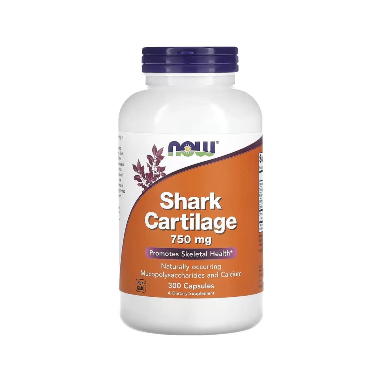 NOW FOODS CARTILAGO DE TIBURON 750MG 300CAPS SFN