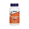 NOW FOODS GLUCOSAMINA 1100MG Y MSM 500MG 60 VEGCAPS SFN
