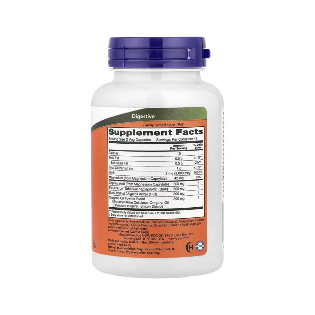 NOW FOODS REFUERZO PARA LA CANDIDA SUPPORT 90VEGCAPS SFN