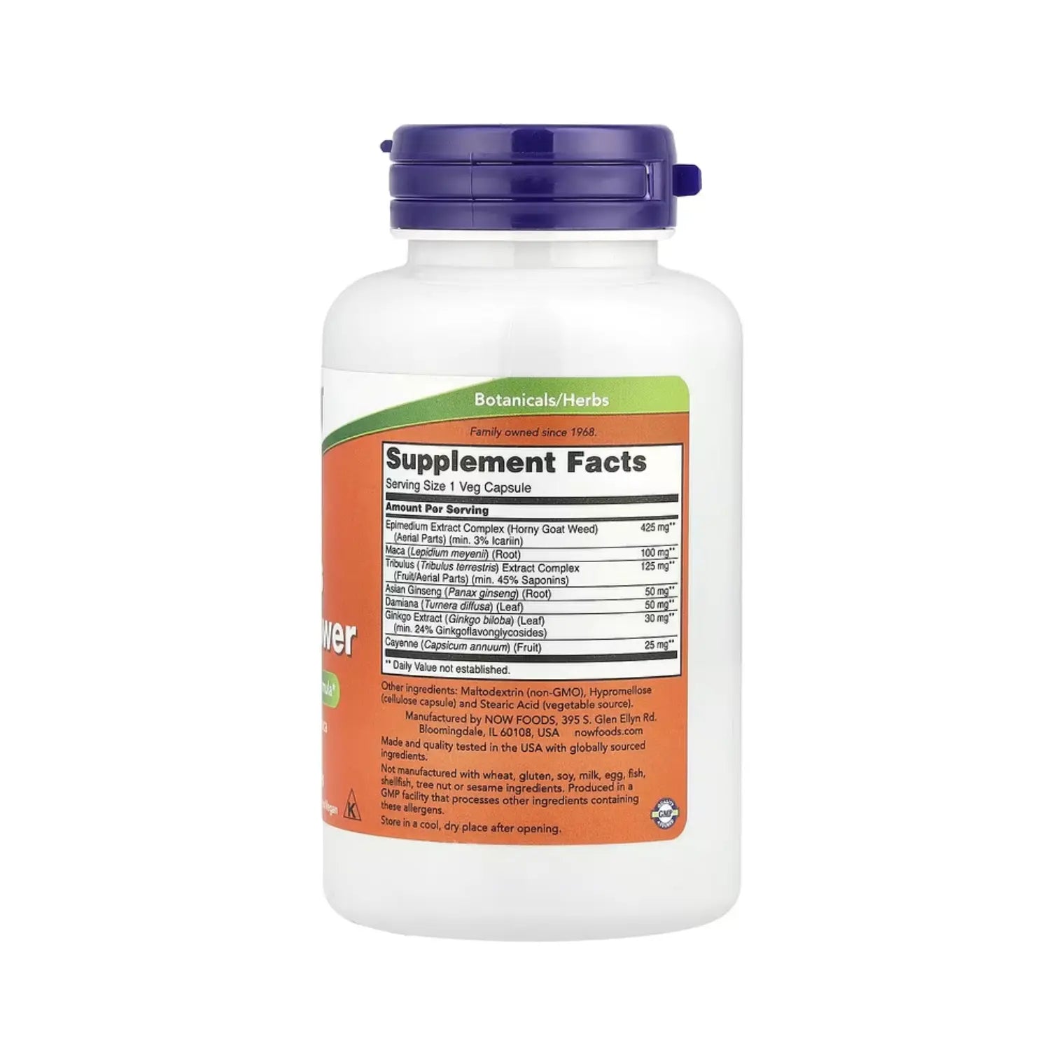 NOW FOODS MEN´S VIRILITY POWER 60 CAPSULAS SFN