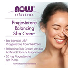 NOW FOODS SOLUTIONS CREMA EQUILIBRANTE PARA LA PIEL SFN