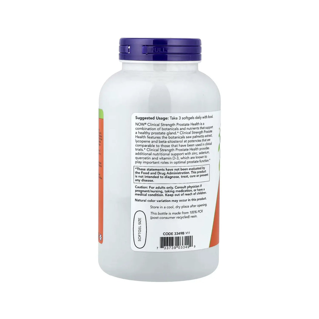 NOW FOODS PROSTATE HEALTH SALUD DE LA PROSTATA 180CAPS SFN