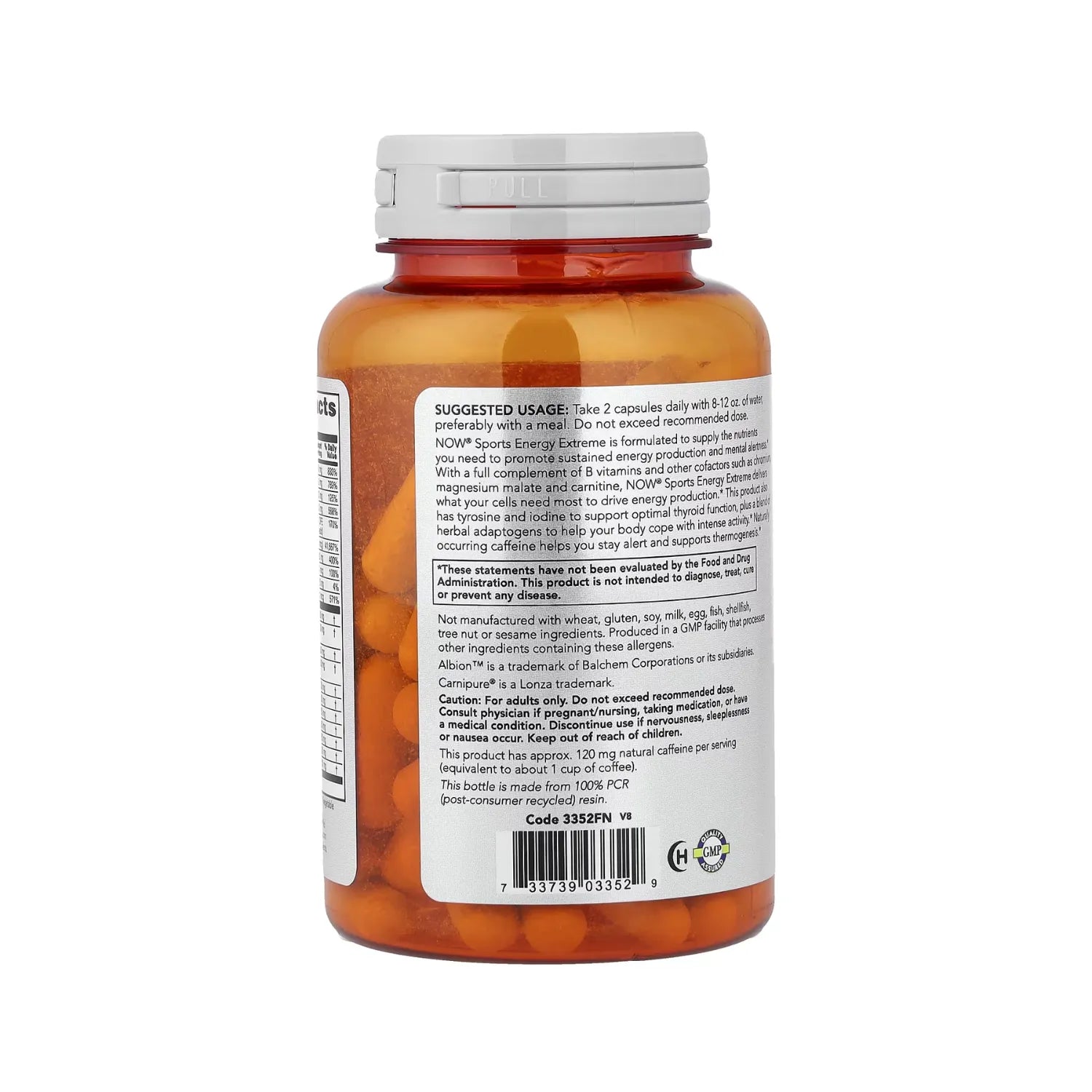 NOW FOODS SPORTS ENERGIA EXTREMA ENERGY EXTREME 90VCAPS SFN