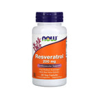 NOW FOODS RESVERATROL NATURAL 200MG 60CAPS VEGANO SFN