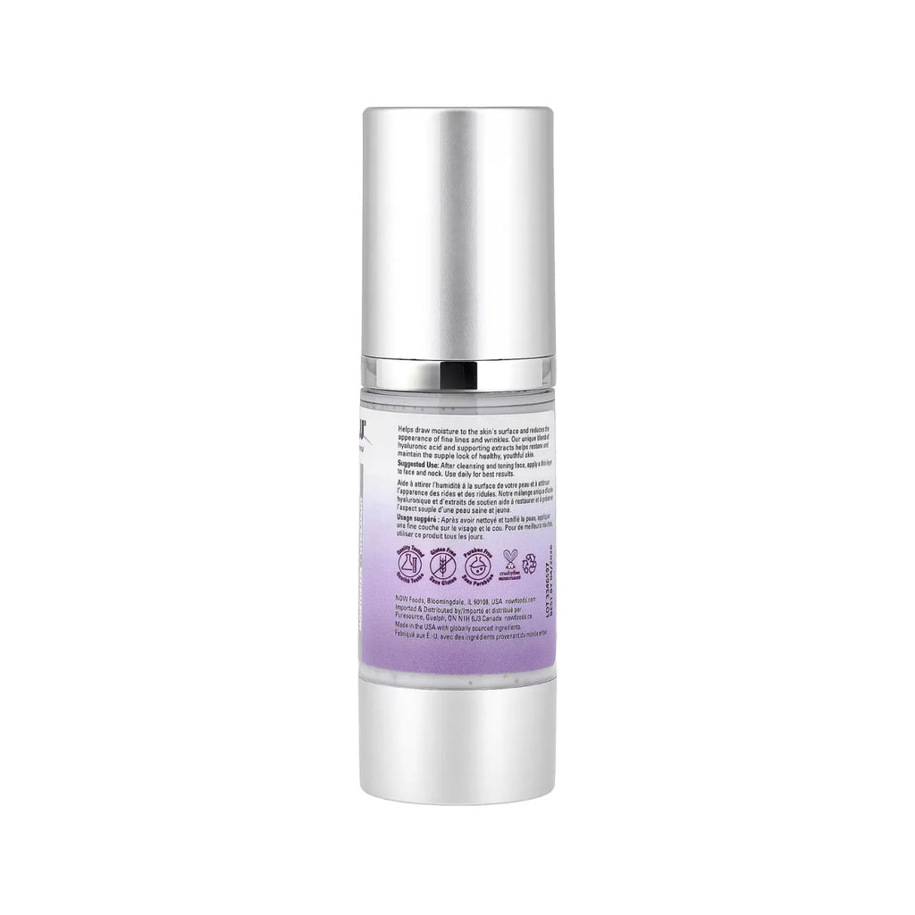 NOW FOODS SOLUTIONS HUMECTANTE DE ACIDO HIALURONICO 59ML SFN