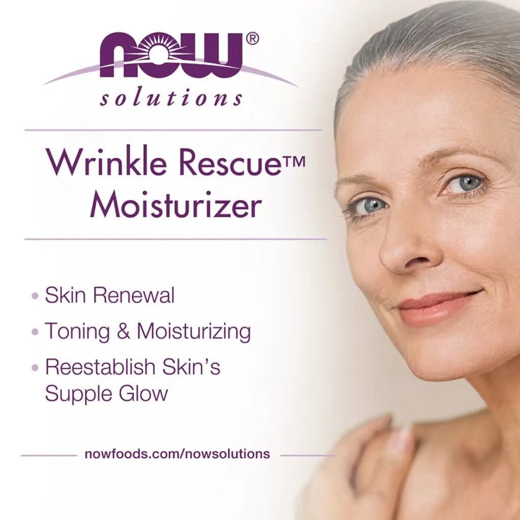 NOW FOODS HUMECTANTE ANTIARRUGAS WRINKLE RESCUE 57G SFN