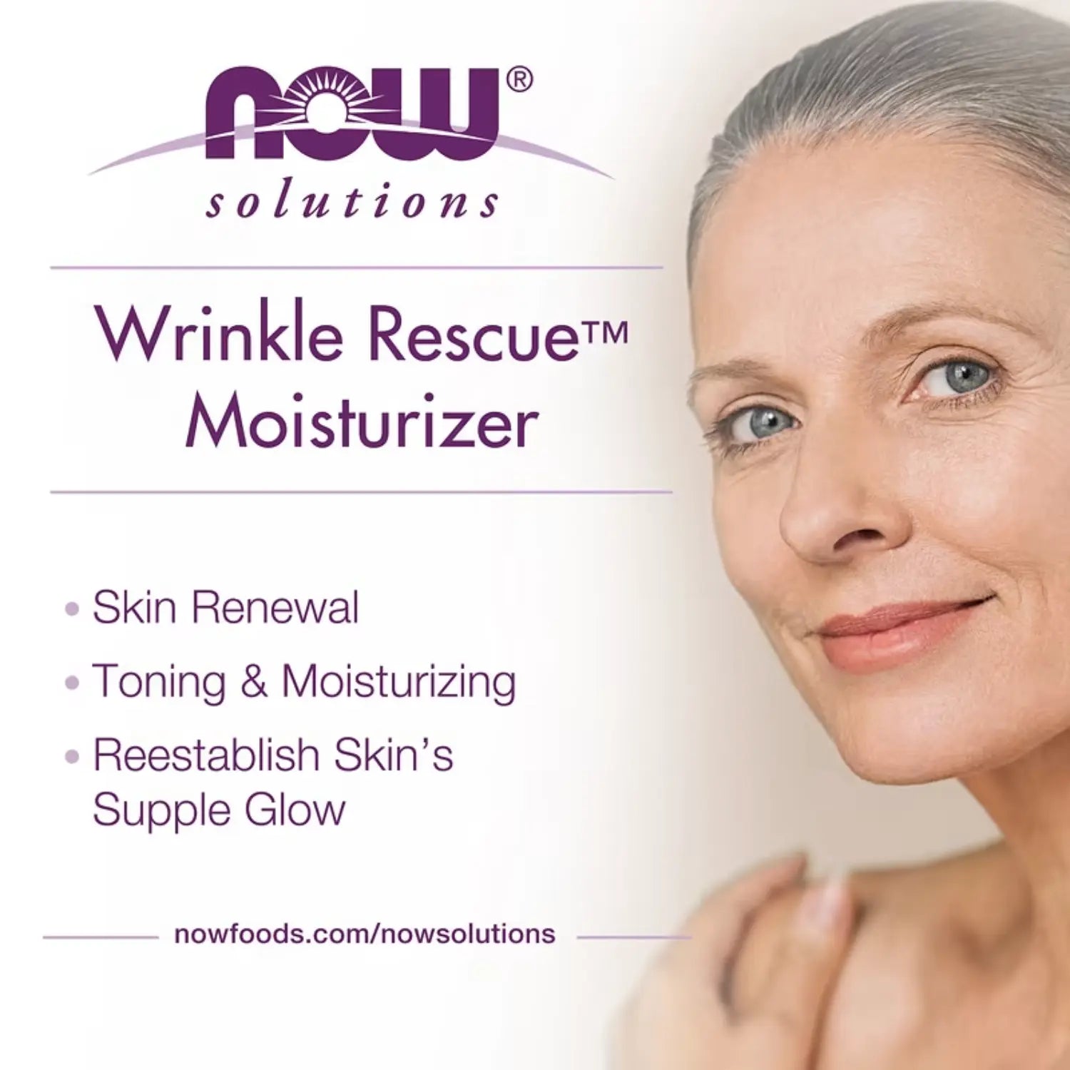 NOW FOODS HUMECTANTE ANTIARRUGAS WRINKLE RESCUE 57G SFN