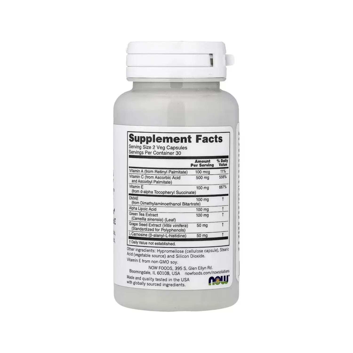 NOW FOODS WRINKLE RESCUE PROTECCIÓN ANTIOXIDANTE 60VCAPS SFN